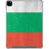 Bulgarian Flag Distressed iPad Pro 12.9in (2020) Clear Case